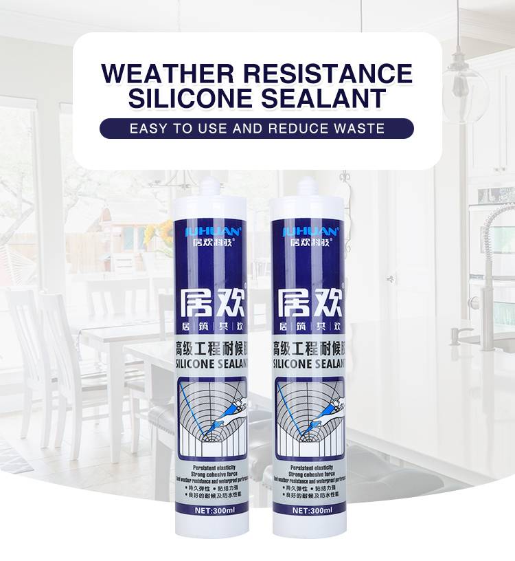 Juhuan Silicone Sealant Transparent Acetic Silicone Sealant For Window Glass Sanitary