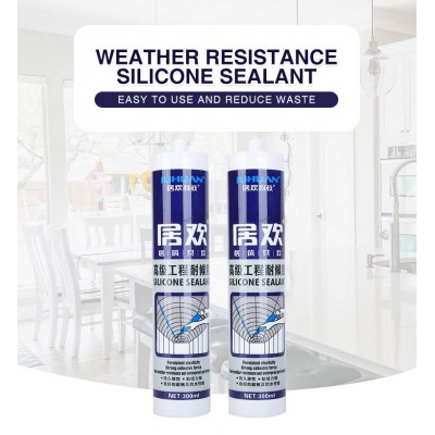 Juhuan Silicone Sealant Transparent Acetic Silicone Sealant For Window Glass Sanitary